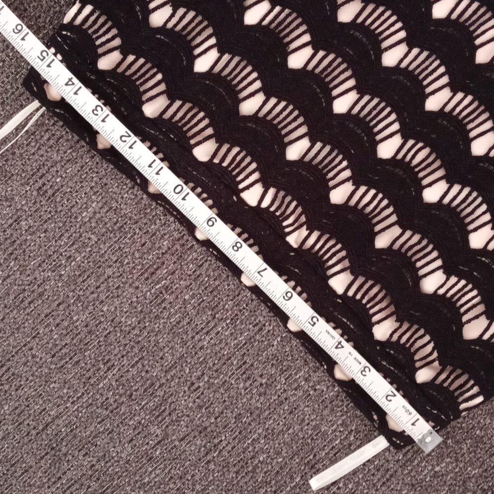 🖤Kate Spade🖤 - Black/Cream Virginia Lace Scallop Skirt - Picture 8 of 11